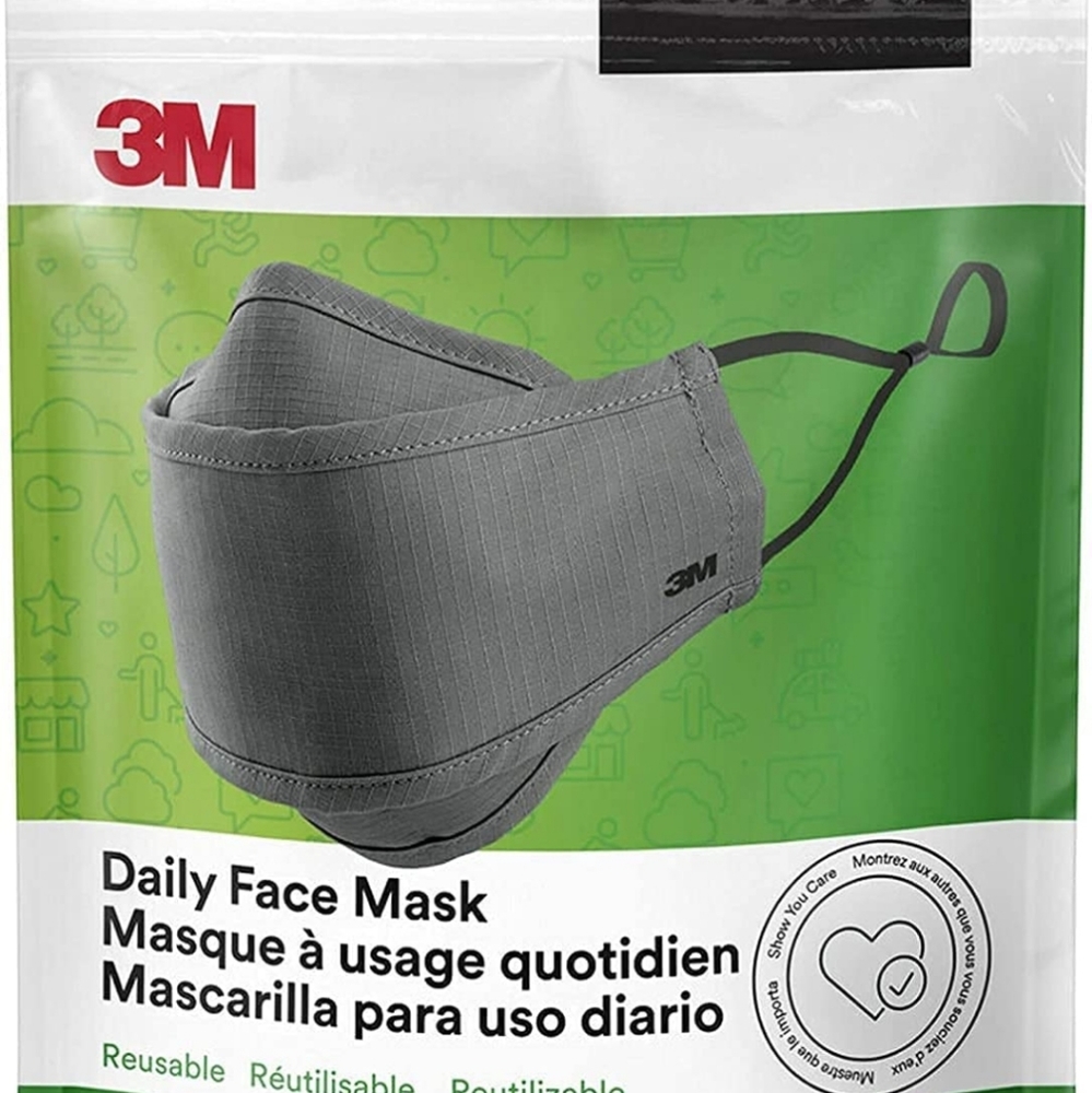 Box of 12 3pk 3M Daily Face Masks Adult Washable, Adjustable,  reusable BNWTIB.